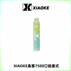 XIAOKE梟客7500Puffs跑馬燈拋棄式電子煙 可發光一次性